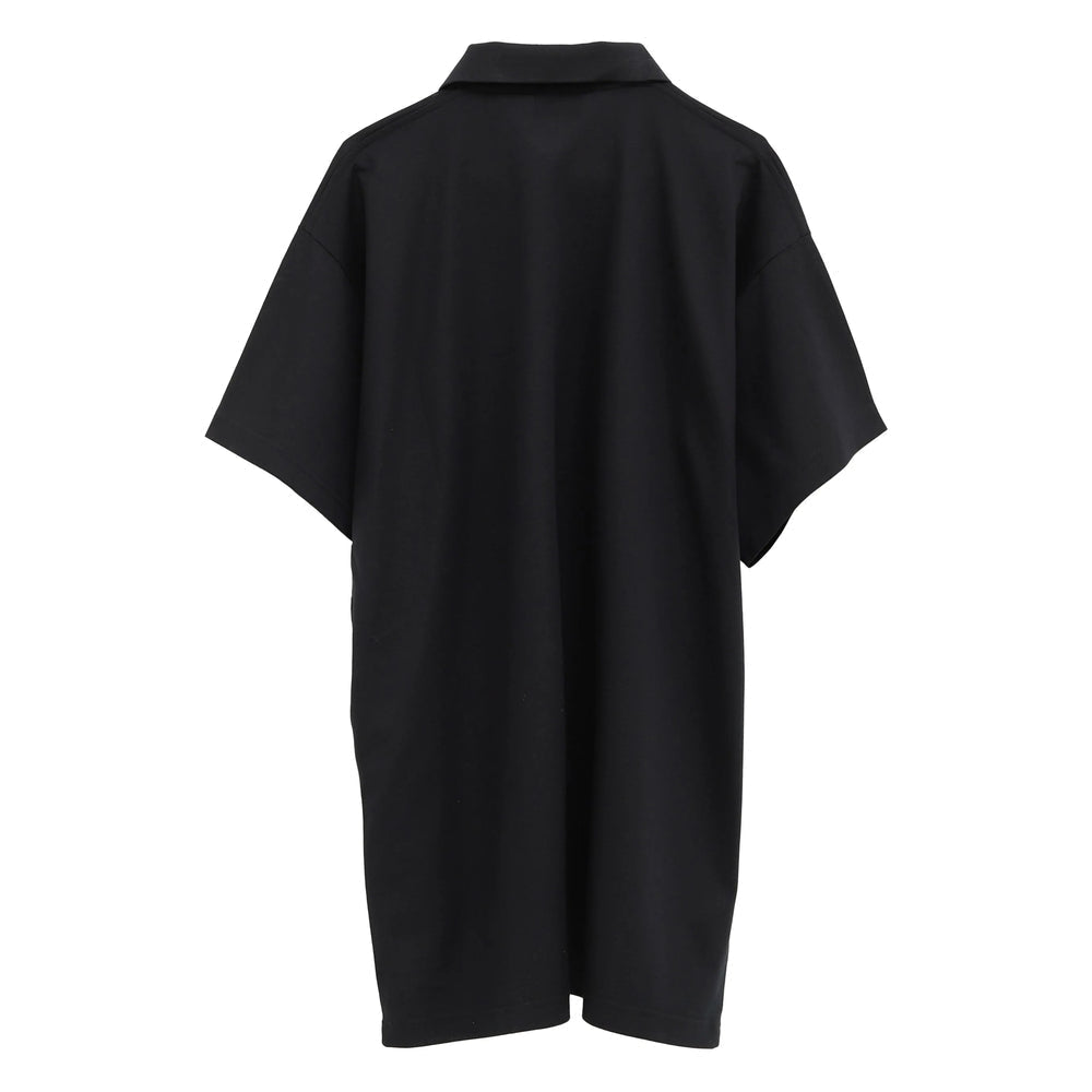 Balenciaga Polo Shirts- Balenciaga Black Polo Shirts Men Classic Designer Cotton Polo Shirt