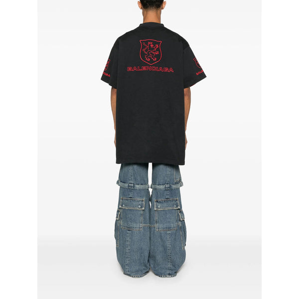 Balenciaga T-Shirts? Balenciaga Black T-Shirts & Vests - T-Shirts Men Premium Designer Cotton T-Shirt