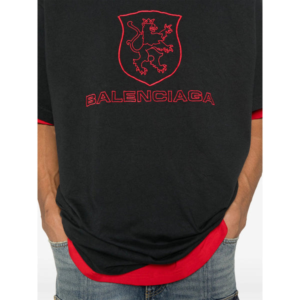 Balenciaga T-Shirts- Balenciaga Black T-Shirts & Vests - T-Shirts Men Premium Designer Cotton T-Shirt