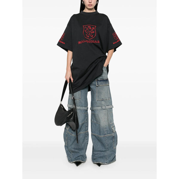 Balenciaga T-Shirts- Balenciaga Black T-Shirts & Vests - T-Shirts Men Premium Designer Cotton T-Shirt