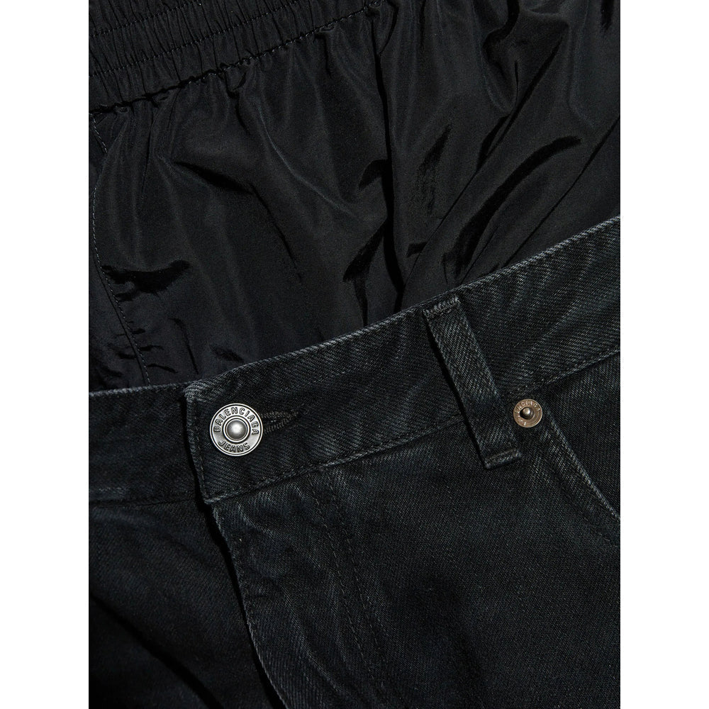 Balenciaga Shoes- Balenciaga Black Denim - Bootcut Jeans Men Luxury Lifestyle Designer Footwear