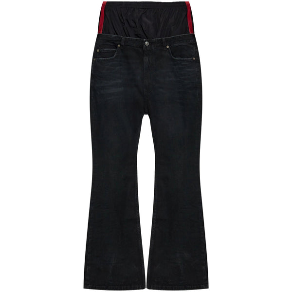 Balenciaga Shoes Balenciaga Black Denim - Bootcut Jeans Men Luxury Lifestyle Designer Footwear