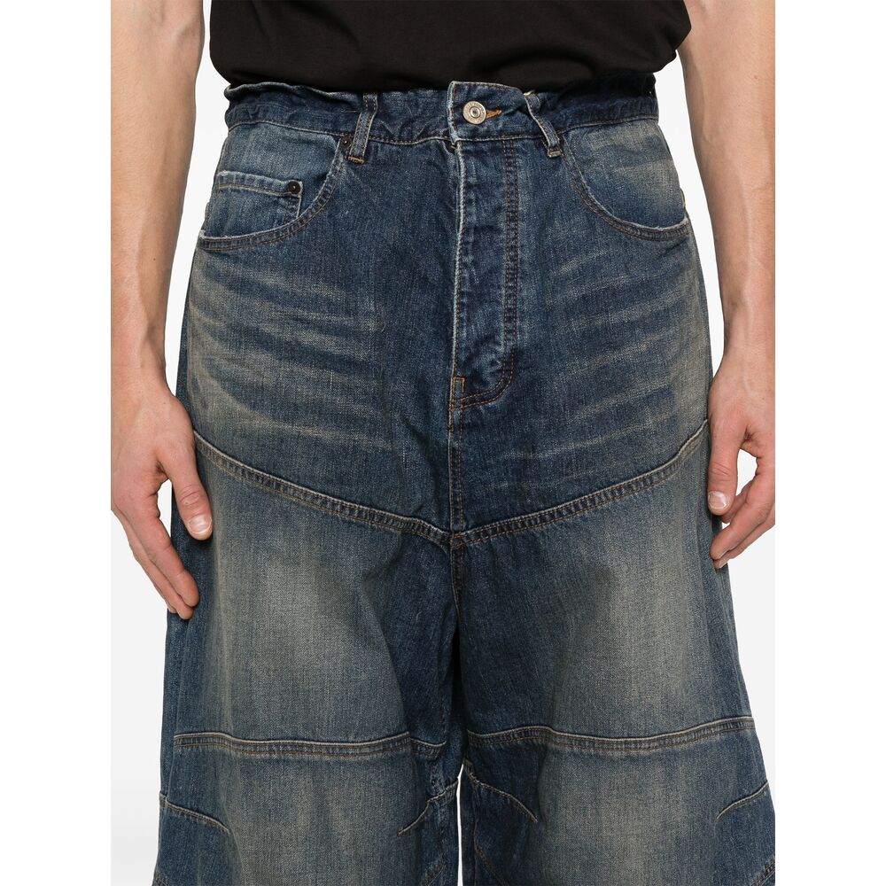 Balenciaga Jeans? Balenciaga Blue Denim - Loose-Fit Jeans Men Classic Everyday Designer Jeans