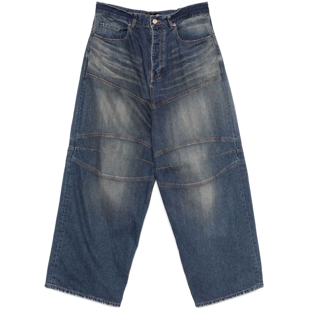 Balenciaga Jeans? Balenciaga Blue Denim - Loose-Fit Jeans Men Classic Everyday Designer Jeans