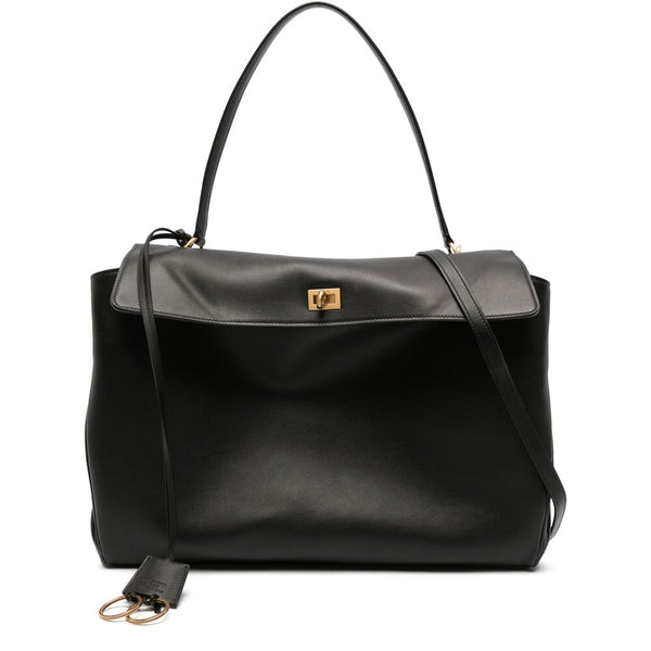 Balenciaga Bags- Balenciaga Black Shoulder Bags Women Elegant Everyday Designer Handbag
