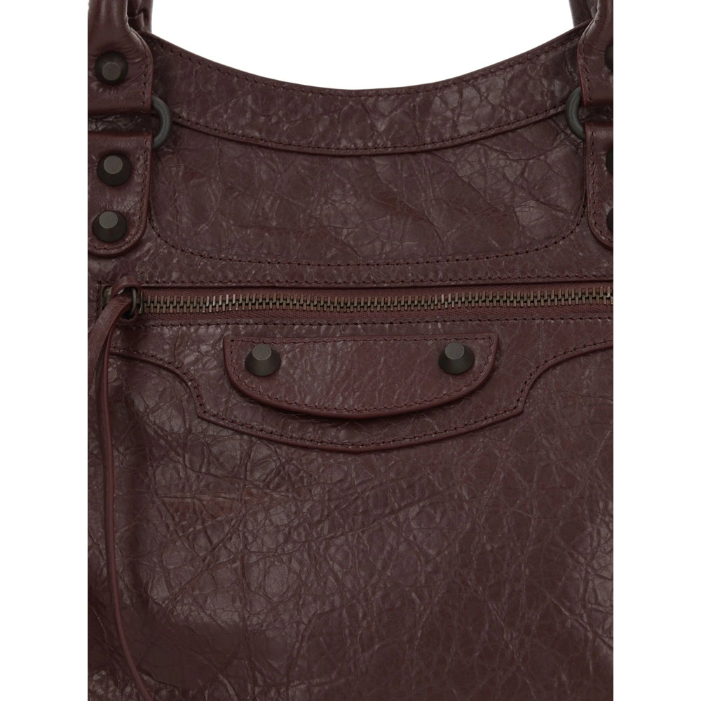 Balenciaga premium totes detail and craftsmanship close-up