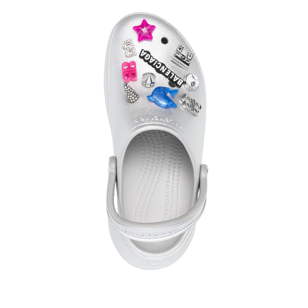 Balenciaga Accessories? Balenciaga Silver Mules Women Luxury Designer Fashion Accessory