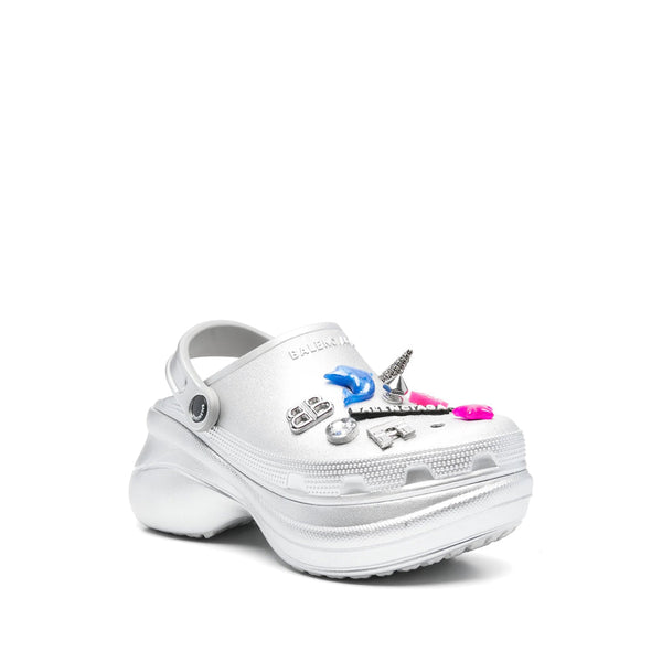 Balenciaga Accessories? Balenciaga Silver Mules Women Premium Everyday Designer Accessory