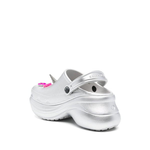 Balenciaga Accessories? Balenciaga Silver Mules Women Premium Everyday Designer Accessory