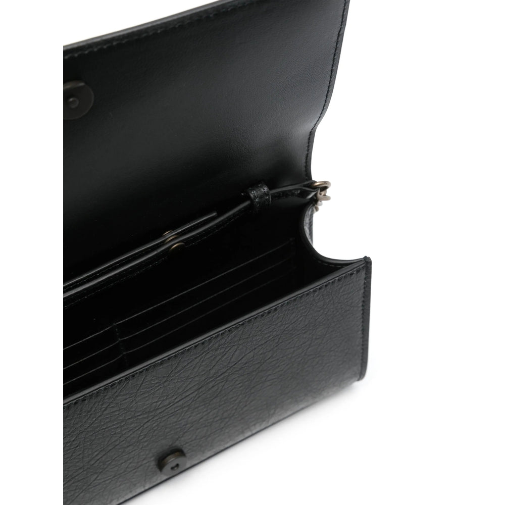 Balenciaga Bags- Balenciaga Black Clutch Bags Women Luxury Designer Leather Handbag