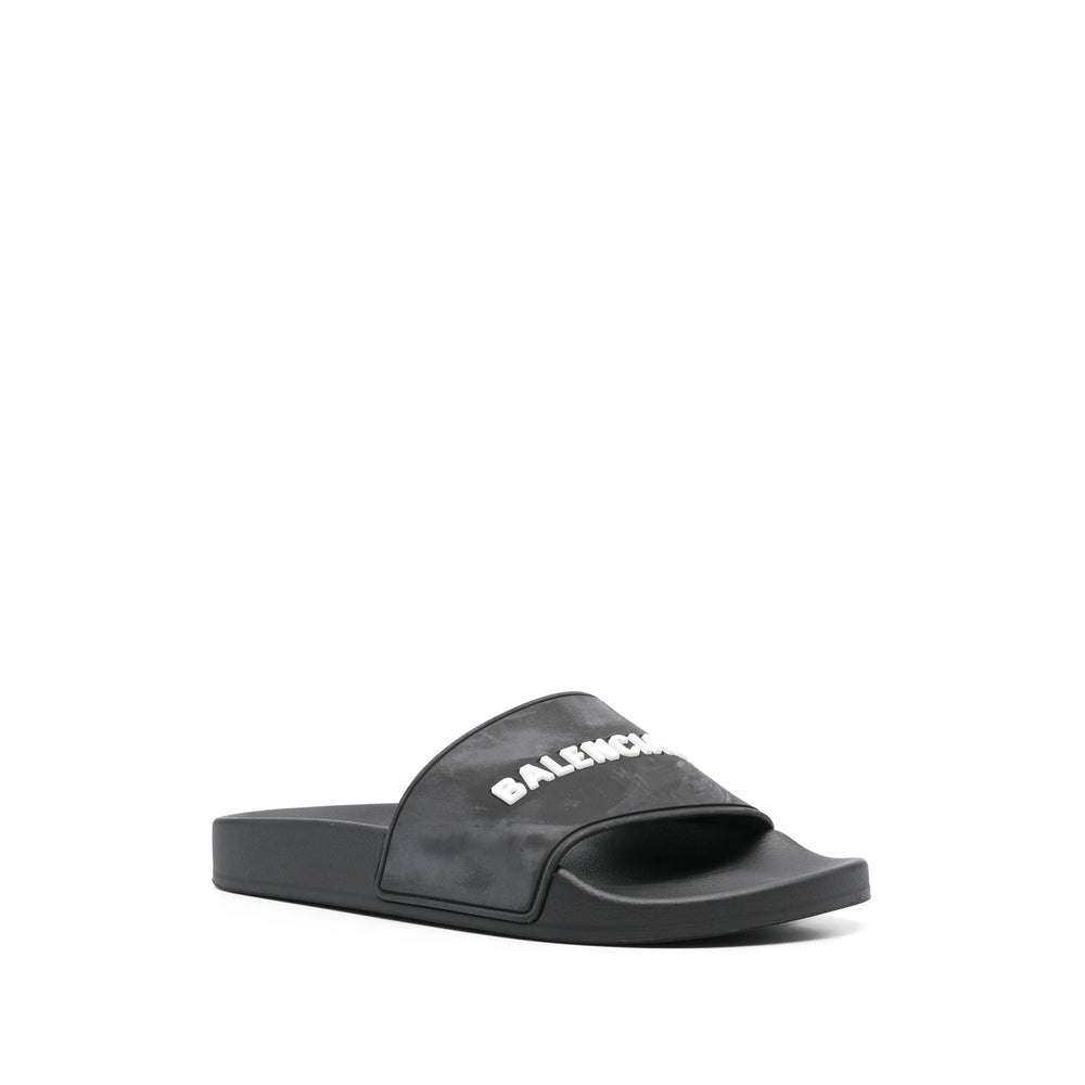 Balenciaga premium sandals detail and craftsmanship close-up