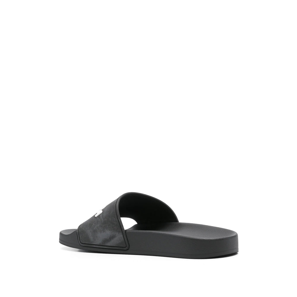 Balenciaga Shoes- Balenciaga Black Flip-Flops & Slides Women Luxury Lifestyle Designer Footwear