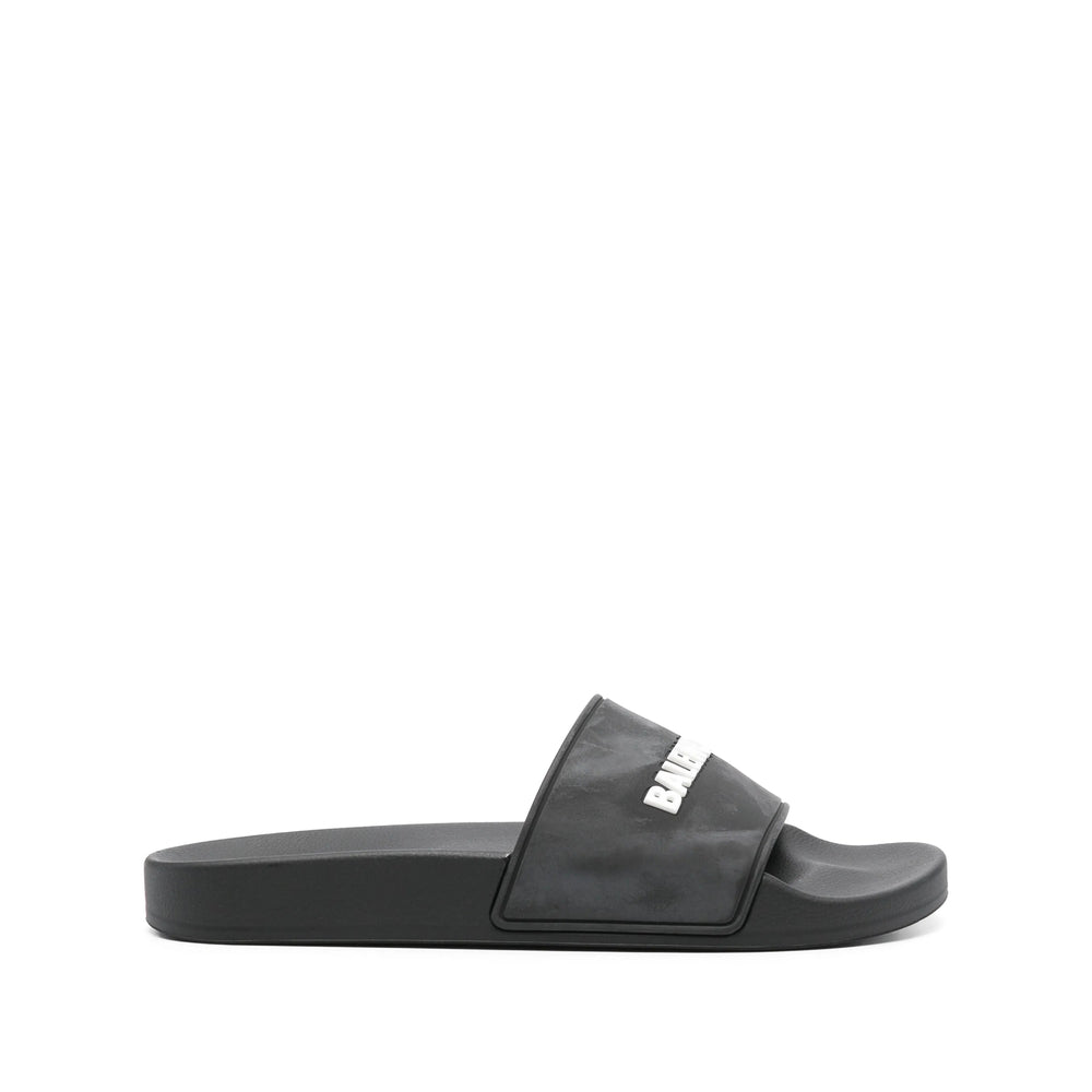 Balenciaga Shoes- Balenciaga Black Flip-Flops & Slides Women Luxury Lifestyle Designer Footwear