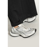 Close-up of Balenciaga athletic hardware and fine stitching
