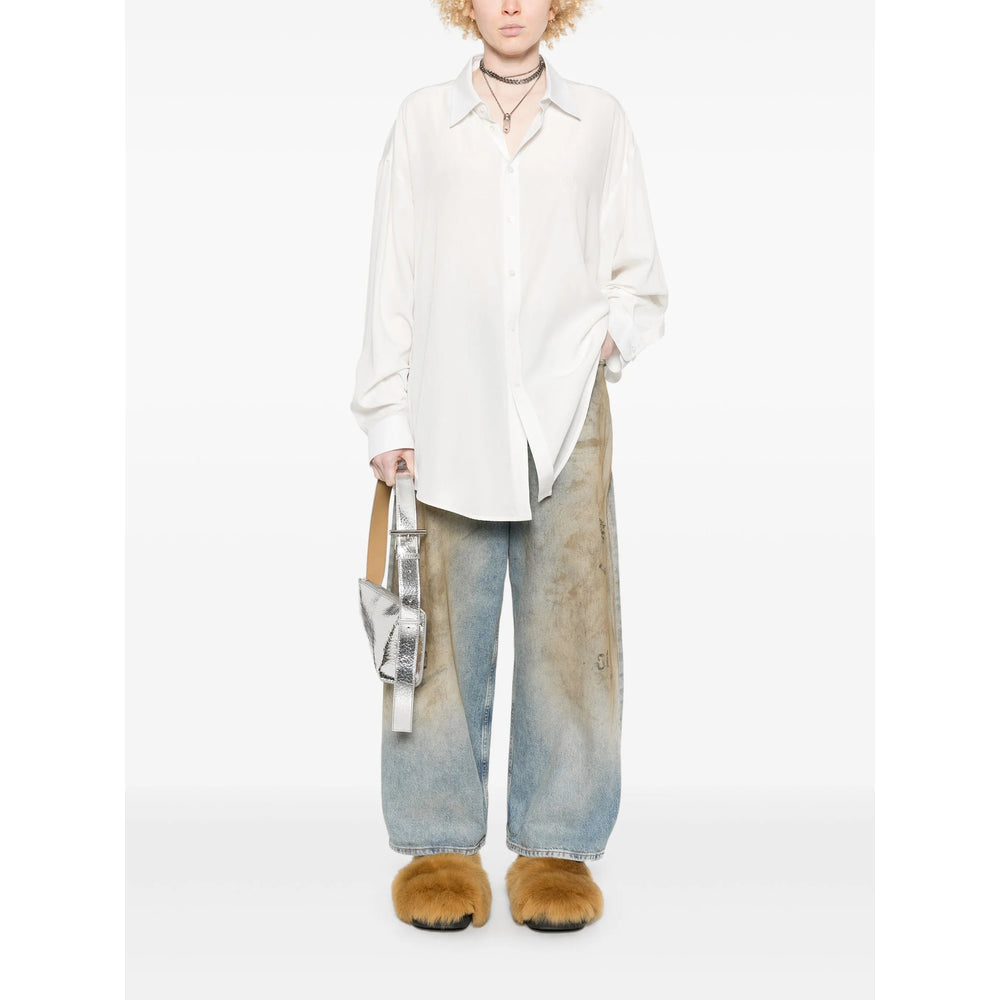 Balenciaga Tops? Balenciaga White Tops - Shirts Women Elegant Everyday Designer Top