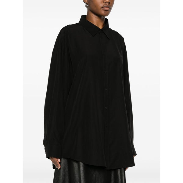 Balenciaga Tops? Balenciaga Black Tops - Shirts Women Elegant Everyday Designer Top