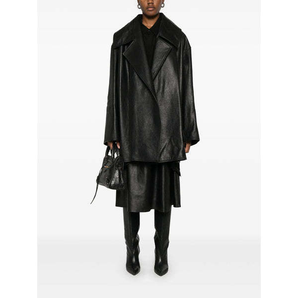 Balenciaga Jackets- Balenciaga Black Jackets - Leather Jackets Women Stylish Everyday Designer Outerwear