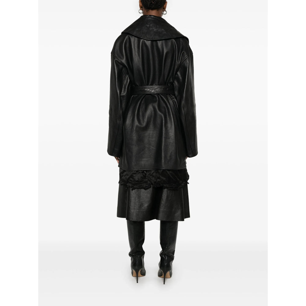 Balenciaga Jackets- Balenciaga Black Jackets - Leather Jackets Women Stylish Everyday Designer Outerwear