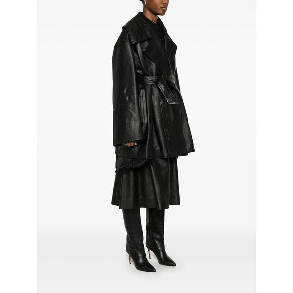 Balenciaga Jackets- Balenciaga Black Jackets - Leather Jackets Women Stylish Everyday Designer Outerwear