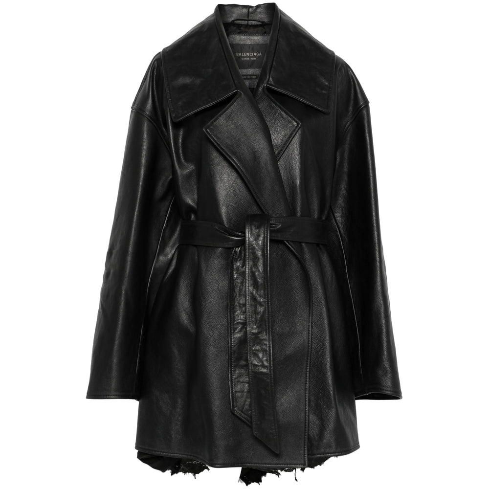 Balenciaga Jackets? Balenciaga Black Jackets - Leather Jackets Women Luxury Designer Outerwear Jacket