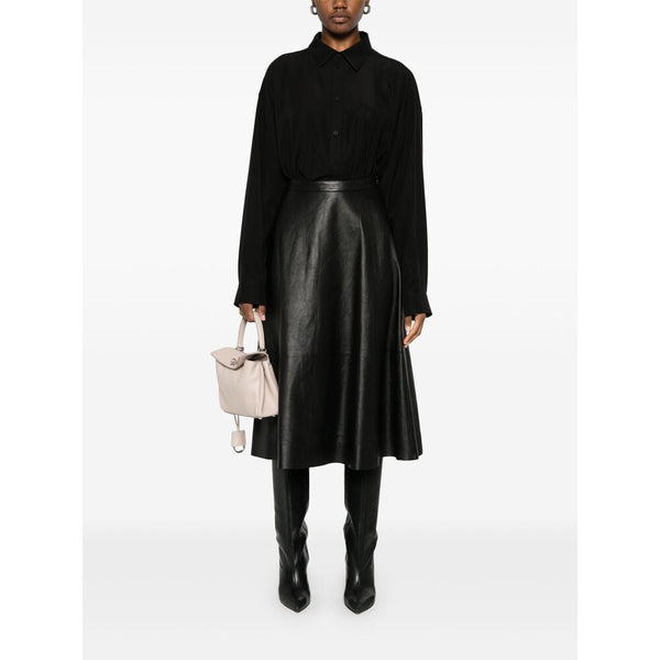 Balenciaga Skirts- Balenciaga Black Skirts - A-Line Skirts Women Elegant Designer Casual Skirt