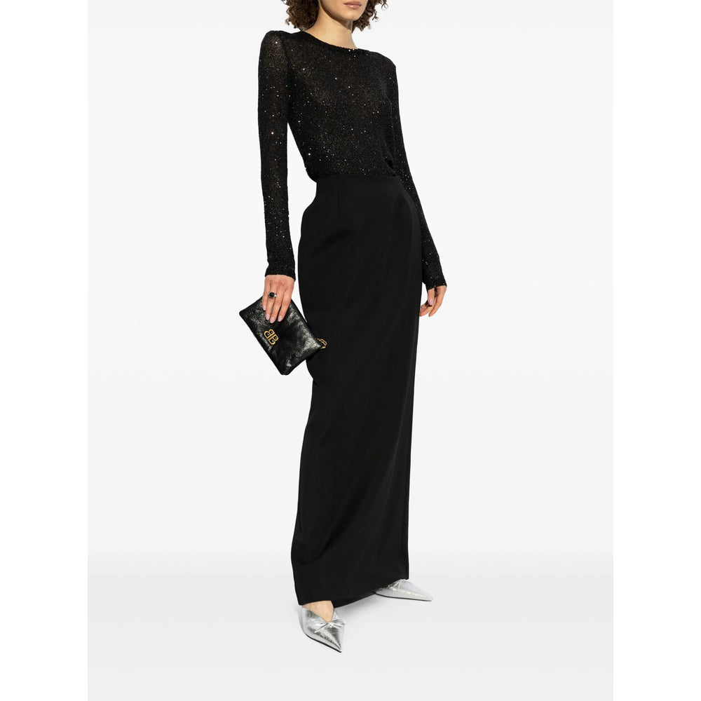 Balenciaga Sweaters? Balenciaga Black Knitwear - Jumpers Women Luxury Designer Knit Sweater