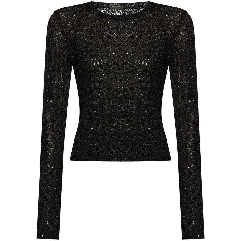 Balenciaga Sweaters? Balenciaga Black Knitwear - Jumpers Women Luxury Designer Knit Sweater