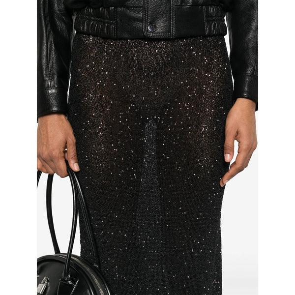 Balenciaga Skirts? Balenciaga Black Skirts - Fitted Skirts Women Elegant Designer Casual Skirt