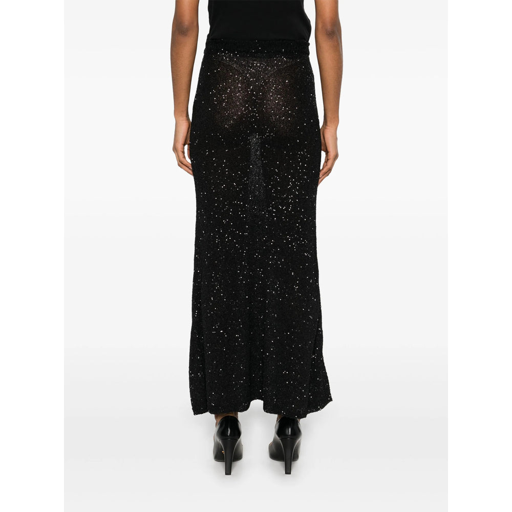 Balenciaga Skirts? Balenciaga Black Skirts - Fitted Skirts Women Elegant Designer Casual Skirt