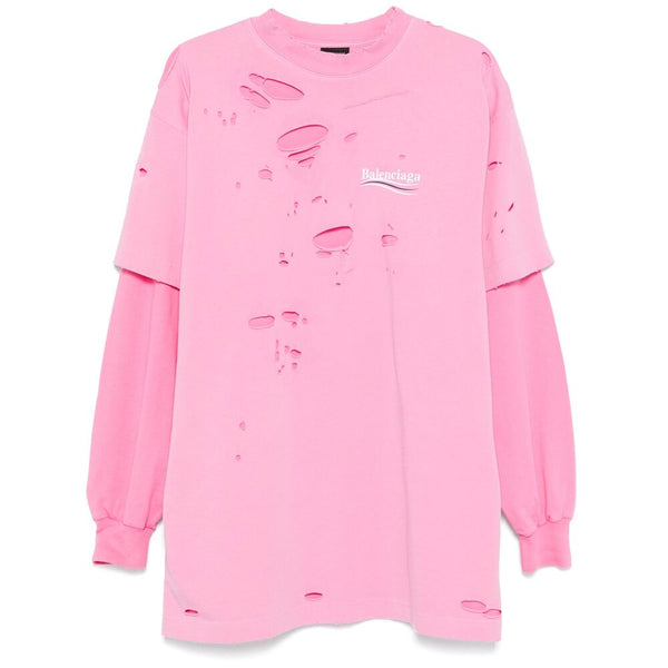 Balenciaga Hoodies? Balenciaga Pink Sweaters & Knitwear - Sweatshirts Men Comfortable Luxury Streetwear Hoodie