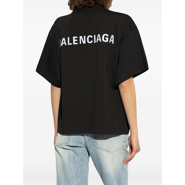 Balenciaga T-Shirts- Balenciaga Black Tops - T-Shirts & Jerseys Women Premium Designer Cotton T-Shirt