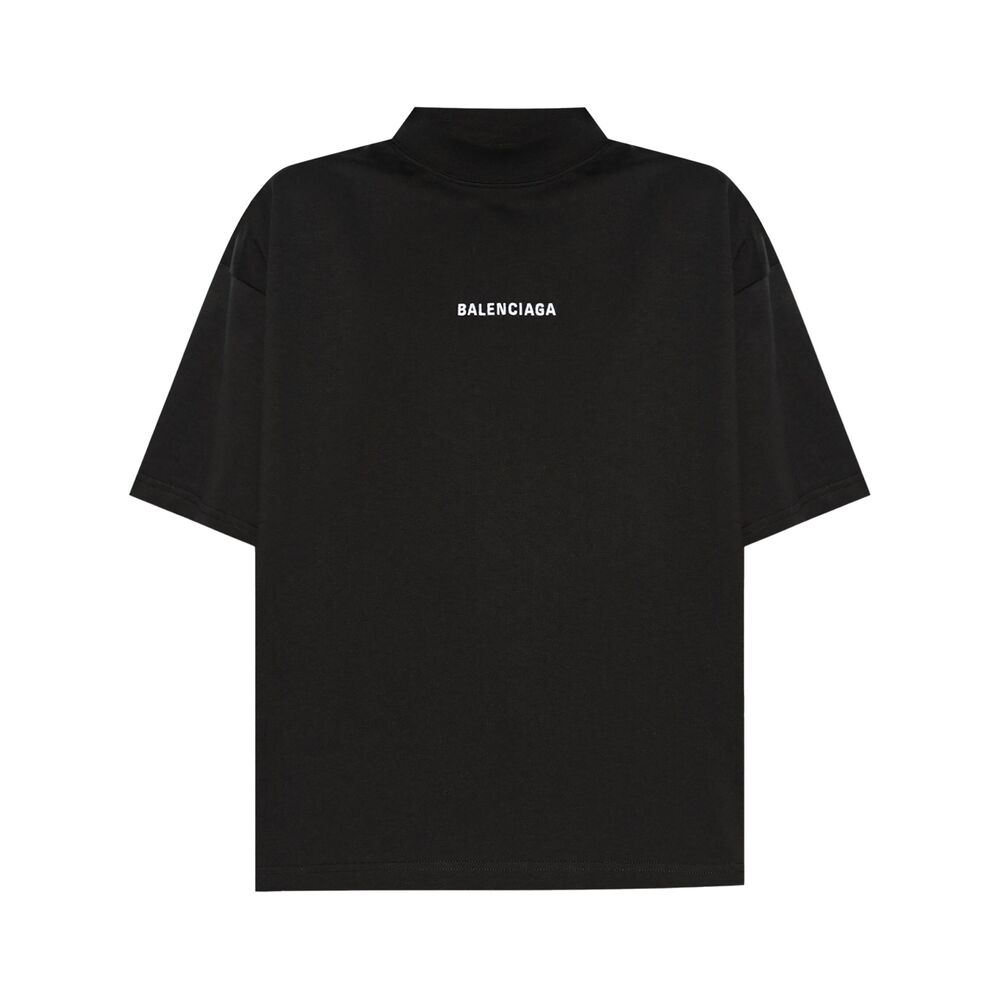 Balenciaga T-Shirts- Balenciaga Black Tops - T-Shirts & Jerseys Women Premium Designer Cotton T-Shirt