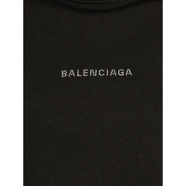 Balenciaga T-Shirts- Balenciaga Black Tops - T-Shirts & Jerseys Women Premium Designer Cotton T-Shirt
