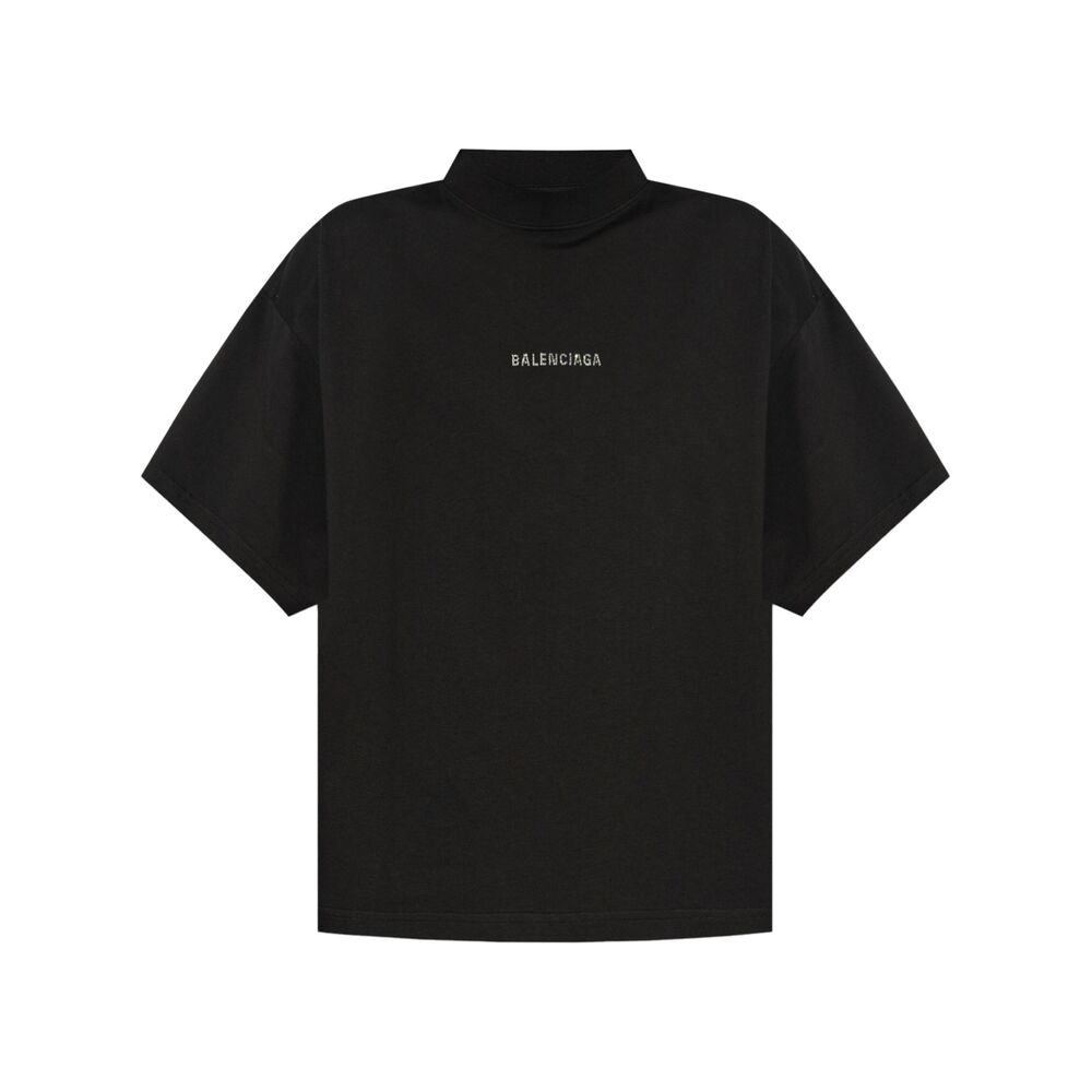 Balenciaga T-Shirts- Balenciaga Black Tops - T-Shirts & Jerseys Women Premium Designer Cotton T-Shirt
