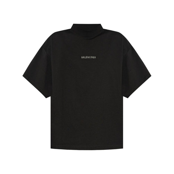 Balenciaga T-Shirts- Balenciaga Black Tops - T-Shirts & Jerseys Women Premium Designer Cotton T-Shirt