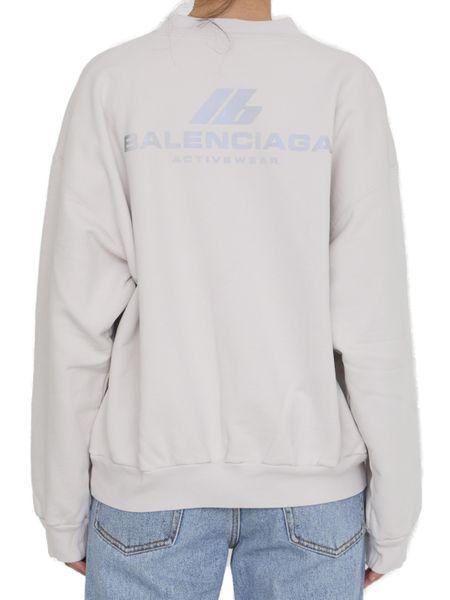 Balenciaga Hoodies? BALENCIAGA Activewear Short-Sleeved Crewneck Sweatshirt Premium Designer Casual Hoodie