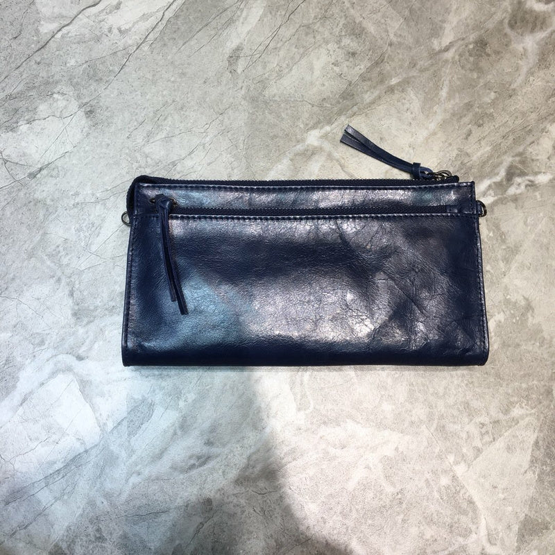 Sophisticated Faux Leather Handbag - Premium Craftsmanship Detailing | Women's Designer-Inspired Purse #892 - back view (image 4) of designer-inspired handbag