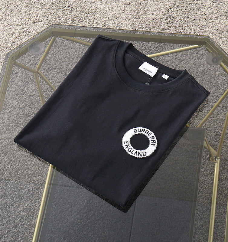 Burberry t-shirt close-up — premium authentic designer style