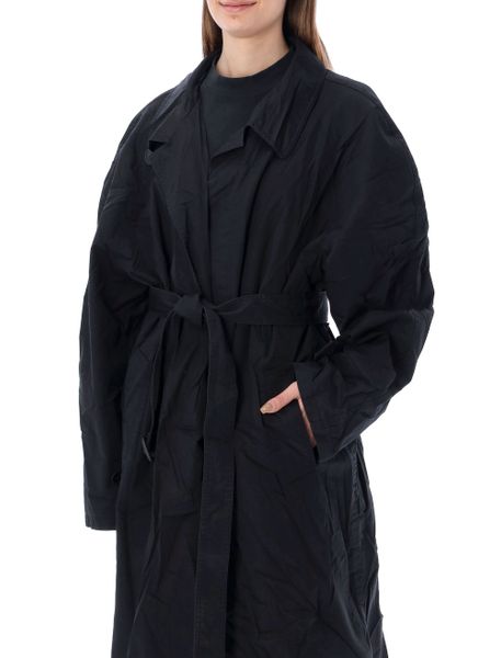 Balenciaga Jackets? BALENCIAGA Luxurious Cotton Overcoat for Women Stylish Everyday Designer Outerwear