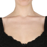 Close-up of Balenciaga t-shirts & tops hardware and fine stitching