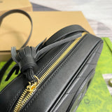 Back view of classic refined women's handbag – women's everyday handbag