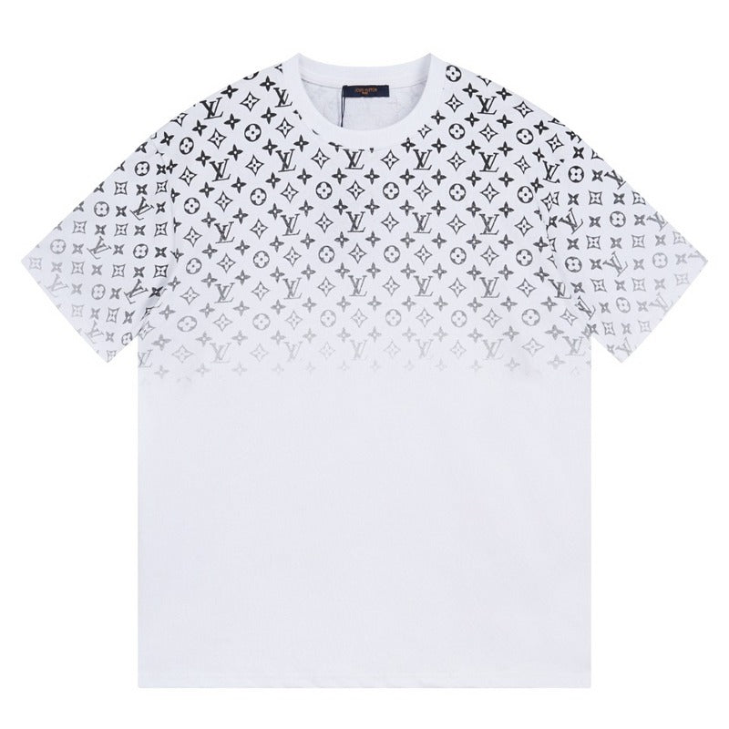 Side profile of Louis Vuitton cotton t-shirt with everyday silhouette