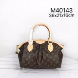 Front view of chic everyday-luxe women's handbag – women's designer-style accessory