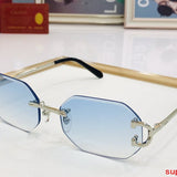 Angled view of Cartier unisex sunglasses