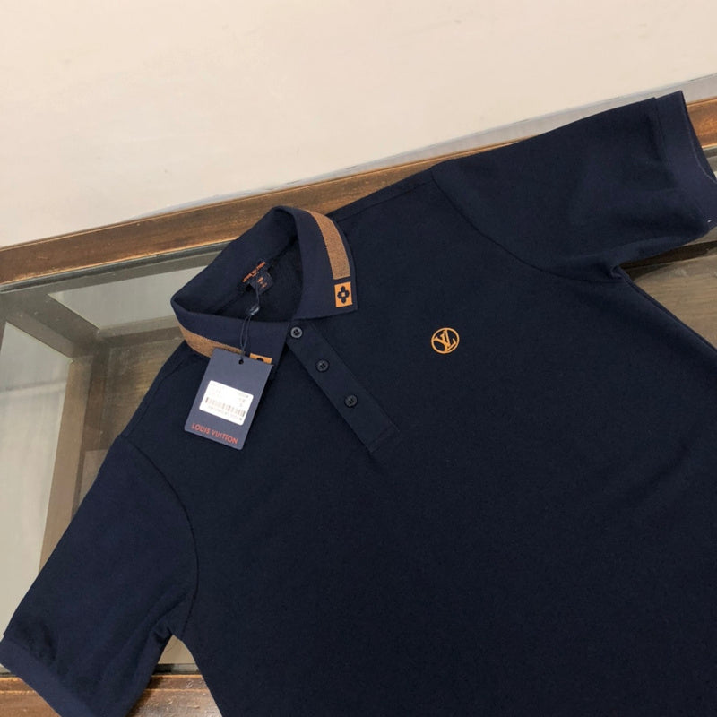 Close-up detail shot of Louis Vuitton cotton t-shirt with everyday silhouette
