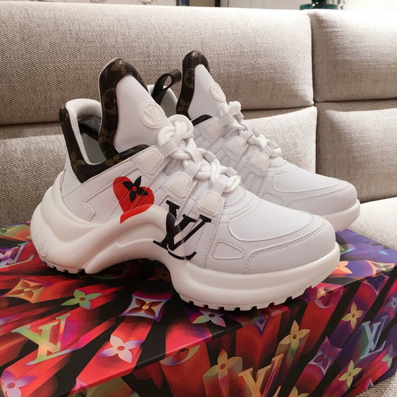 Louis Vuitton luxury shoes close-up — premium authentic designer style