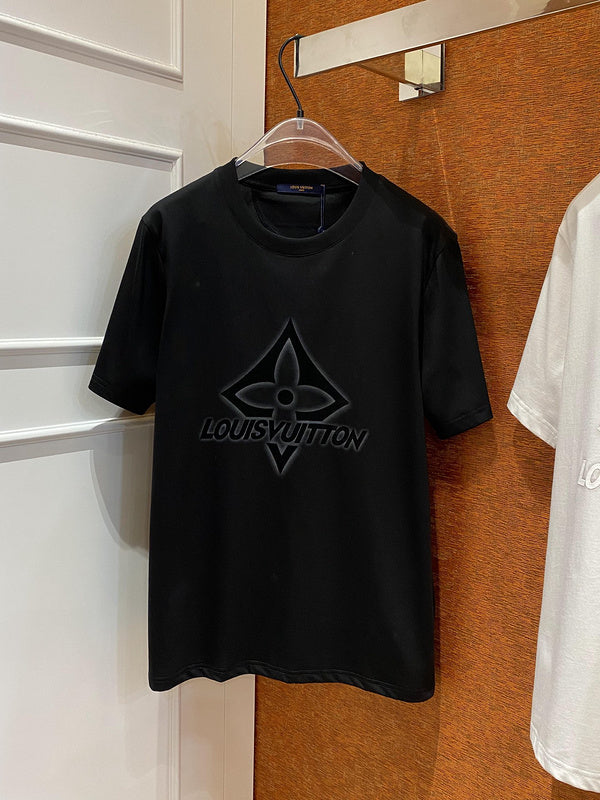 Side profile of Louis Vuitton cotton t-shirt with tailored silhouette