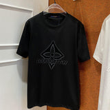 Side profile of Louis Vuitton cotton t-shirt with tailored silhouette