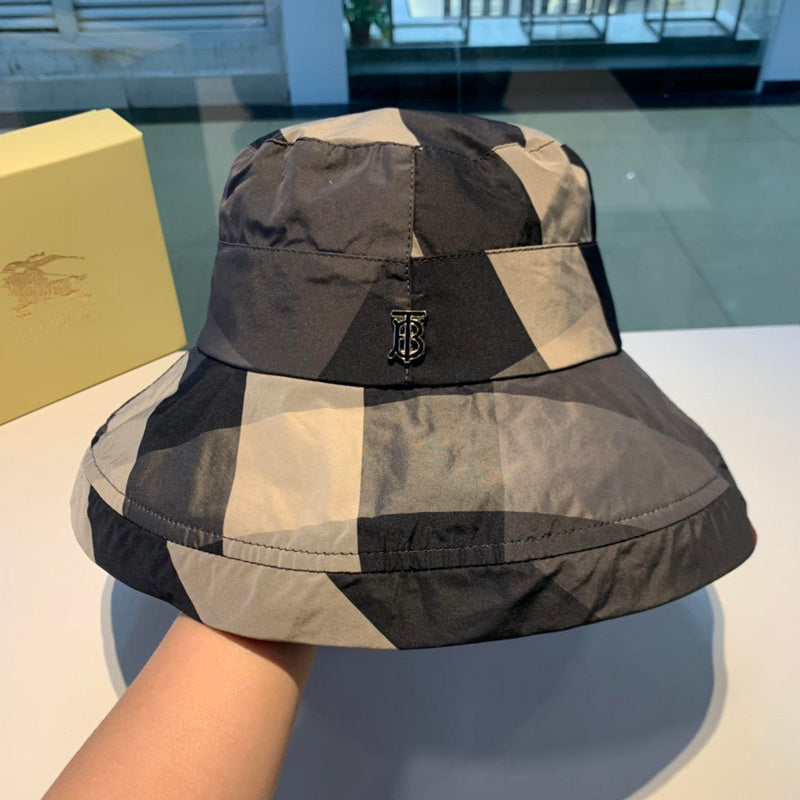 Side view of Burberry unisex cap
