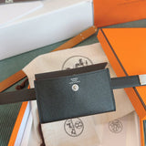 Side view of smart structured handbag